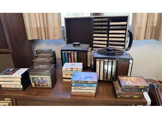 Cassette Players, Tape Holders & Variety Of Artists On Cassette