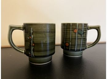 Vintage Otagiri Stoneware Mugs (7)