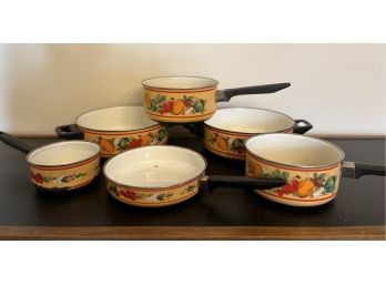 Vintage Fancipan Pots, Pans And Lids