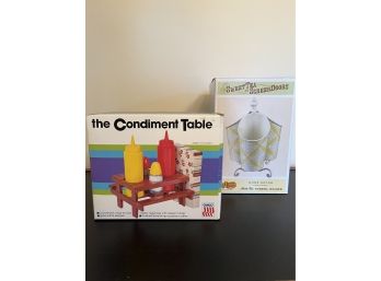 Condiment Holder, Utensil Holders & Egg Holder