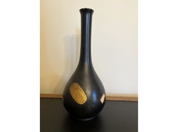 Vintage Black Swan Style Vase - 9'