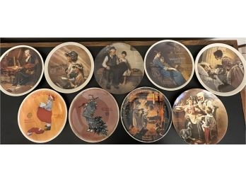 Norman Rockwell Collectable Plates (9)