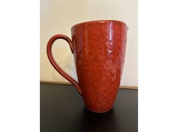 Noemi Ceramiche Handcrafted Pitcher In Red-Umbria Italy