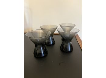 Smokey Grey Martini Glasses (4)