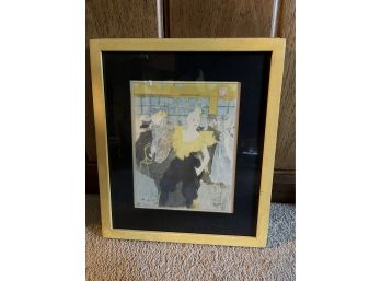 Clownvesse By Toulouse Lautrec Framed Art