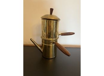 Vintage Neopolitan Style Flip Coffee Pot