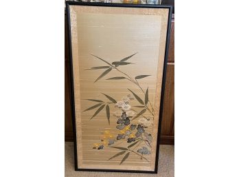 Japanese Signed & Framed Bamboo Art 3 Of 3