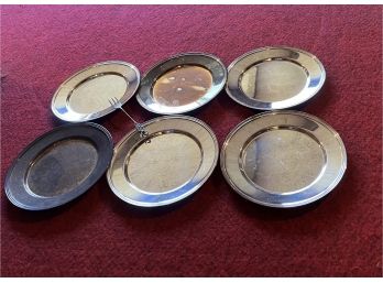 Six Silver Plates