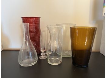 Vases In An Assortment Of Styles And Sizes