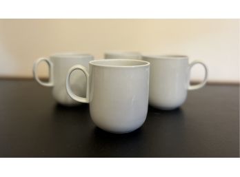 Classic White Coffee Mugs (6)