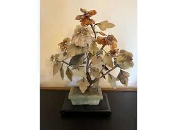 Very Nice Quality Chinese Jade Carved Stone Tree