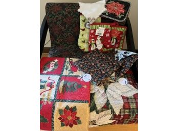 Collection Of Christmas Table Linens