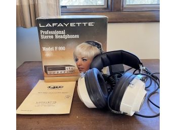 Lafayette Model F-990 Stereo Headphones