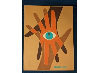 Pencil Signed 15/45 John Roth 1973 'Mind's Eye' Limited Edition Lithograph