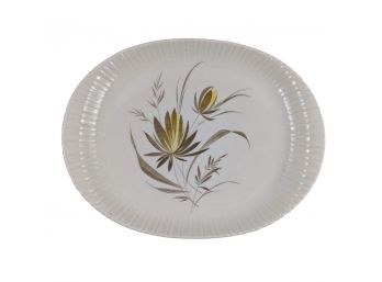 Harker Ware Translucent China Forest Flower  Platter