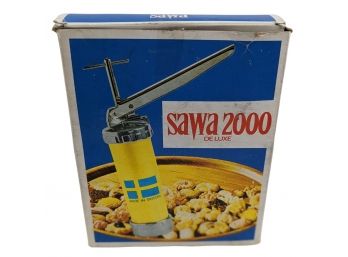 Vintage Sawa 2000 Cookie Press & Original Box - Made In Sweden