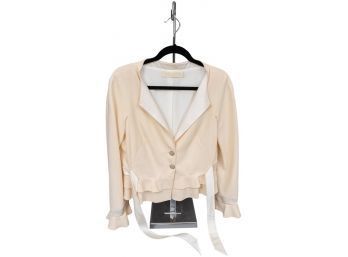 Valentino Chic Belted Evening Jacket (Size: 8)