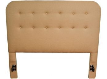 Calico Corners Custom Upholstered Tufted Queen Size Headboard