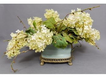 Andrea By Sadek Planter With Faux Floral Arrangement