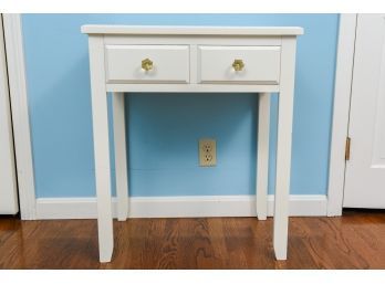 Two Drawer Child's Desk Or Console Table