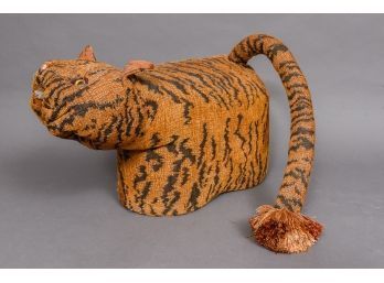 Neiman Marcus Tiger Cat Footstool