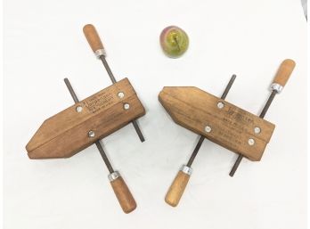 Small Wood Clamps By Jorgensen Pair #3