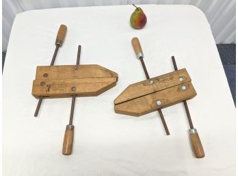 Wood Clamps By Jorgensen Pair #2