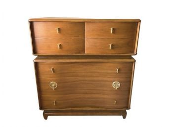 Kent Coffey 'The Penthouse' 1959 Walnut Highboy Dresser