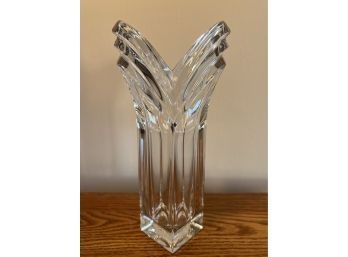 Mikasa Art Deco Heavy Glass Vase