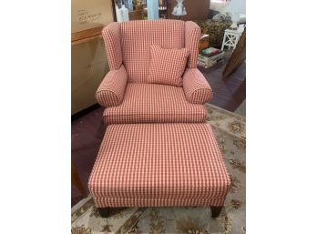Hickory Hill Furniture, Farm House Lounge Chair And Ottoman
