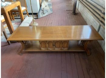 Vintage Long Narrow Coffee Table Or Low Entry Table