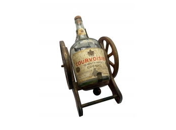 Vintage Courvoisier VSOP Gun Carriage With Bottle 'The Brandy Of Napoleon'