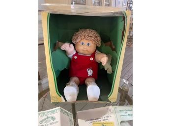 1984 Cabbage Patch Kids Doll 'Jerald Dana' With Birth Certificate And Original Documentation