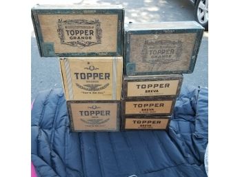 7 Topper Cigar Boxes