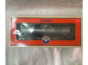 Lionel  New York Central Single Dome Tank Car 6-26189 (New Never Used)