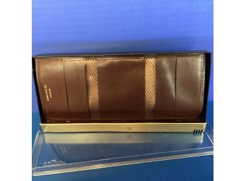 Vintage Amity Meeker Cowhide Male Billfold (New In Box)