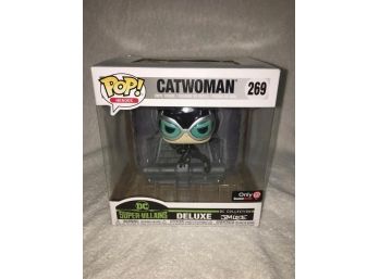 NIB - Funko POP DC Supervillains Jim Lee Deluxe Catwoman #269 Vinyl Figure