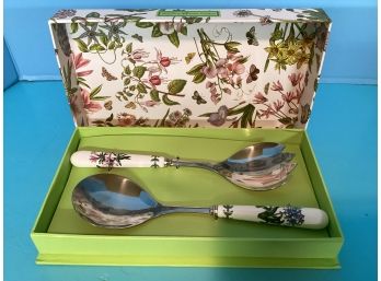 Vintage Portmeirion Botanic Garden Salad Serving Set