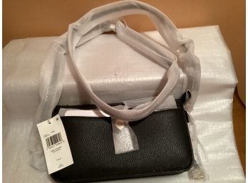 Authentic  Coach Black Pebble Leather  Shoulder Bag (NWTS)