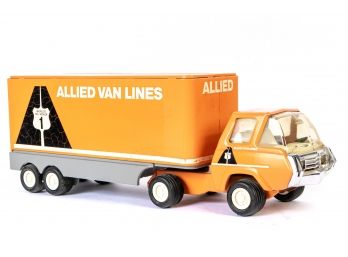 Vintage Tonka Allied Van Lines Pressed Steel Truck