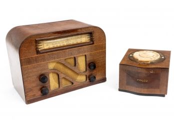 Two philco radios
