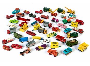 Large Collection Of Matchbox And Lensey Cars