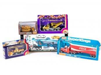 Five New In Box Die Cast Vehicles