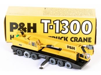 Gescha Die Cast T-1300 Truck Crane, 1:50 Scale, Made In W. Germany