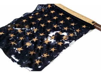 American 46 Star Naval Flag, Pre WWI, As-is