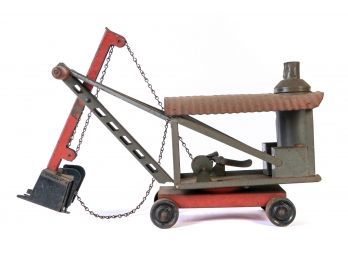 Keystone 'Ride Em' Pressed Steel Steam Shovel Riding Toy