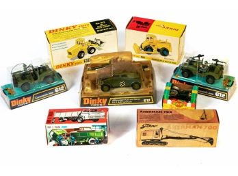 Collection Of Cars With Boxes, Dinky, Tekno And Others