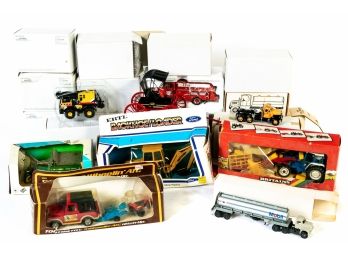 18 Die Cast Model Cars Including:  Britians, ERTL, And More