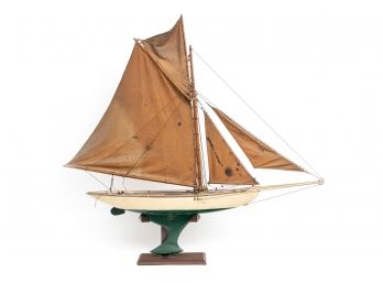 Handcrafted model ship