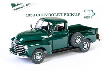 Franklin Mint Die Cast 1953 Chevy Pick Up Model With Box